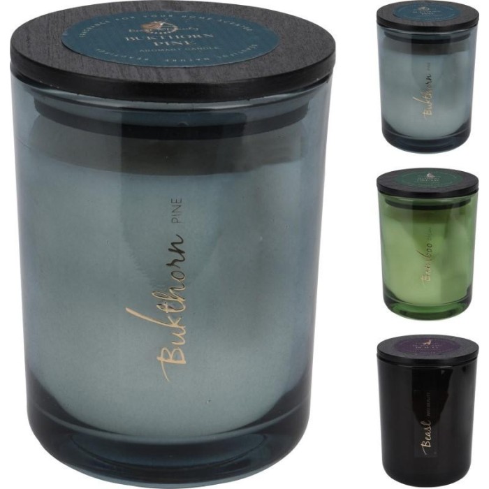 VASO VETRO CCANDELA 8X11CM 3A